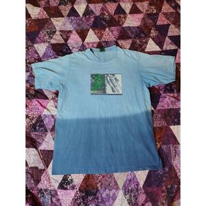 Vintage Y2K Extreme Cycling Shirt Mens XL Blue Biker Graphic Bicycle